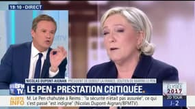 Dupont-Aignan: si Macron est élu, "l'argent roi dégoulinera sur la France"
