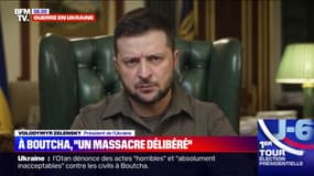 "Pourquoi des civils ordinaires dans une ville paisible ont-ils été torturés à mort?": les mots de Volodymyr Zelensky, après le massacre à Boutcha en Ukraine