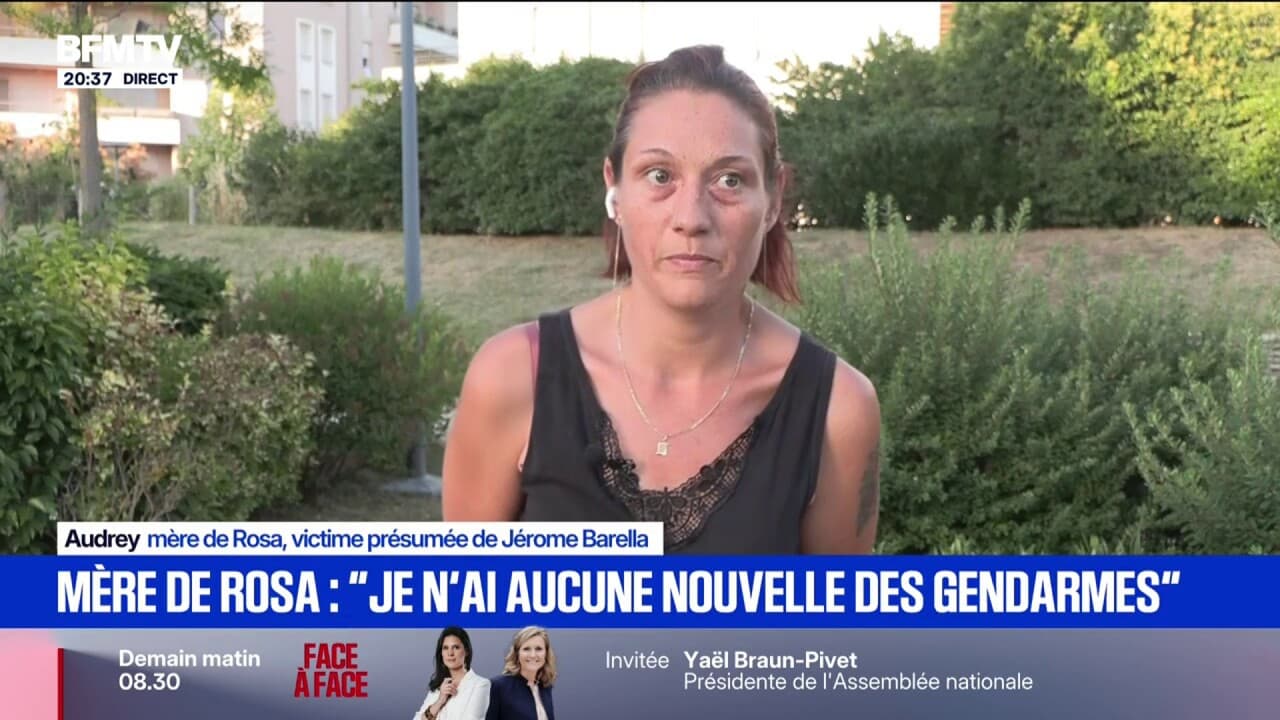 "Je continuerai à me battre pour que les lois passent et protègent nos enfants", déclare Audrey, mère de Rosa, victime présumée de Jérôme Barella