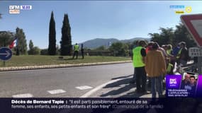 Peyruis: les gilets jaunes ont réinvesti le rond-point, ce samedi