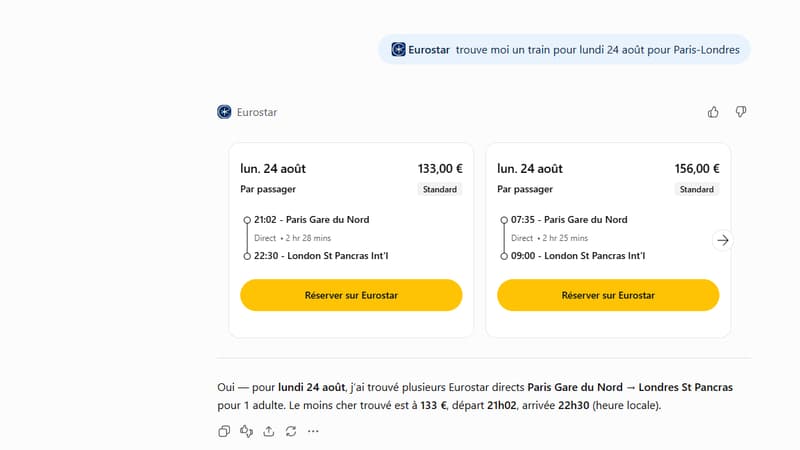 Eurostar, SNCF, Booking, Expedia… vos vacances n’échappent désormais plus à l’IA