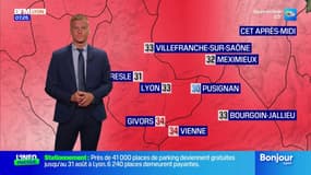 Météo Rhône: malgré une matinée orageuse le soleil persiste, il fera jusqu'à 33°C à Lyon