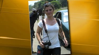 Photo prise le 21 février dernier à Damara, en Centrafrique, à 70 km au nord de Bangui, montrant Camille Lepage.