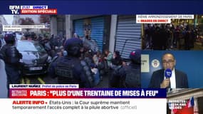 Manifestants retenus à Paris: "Des individus qui ont été interpellés" indique Laurent Nuñez 
