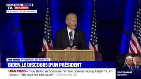Joe Biden: "Le peuple a parlé, il nous a donné une victoire claire"