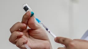 Un vaccin contre la rougeole en Colombie, en 2018.