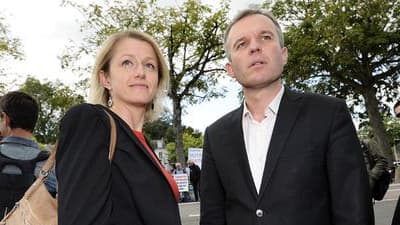 Barbara Pompili et François de Rugy, co-présidents du groupe EELV à l'Assemblée nationale.