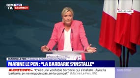 Marine Le Pen: "Eric Dupond-Moretti, c'est Christiane Taubira en pire"