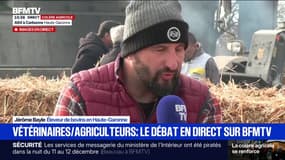 "Les vétérinaires sont nos premiers partenaires sur le terrain", explique Jérôme Bayle, éleveur de bovins