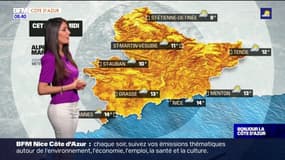 Météo Côte d'Azur: un temps ensoleillé et encore sec ce vendredi, 14°C attendus à Nice
