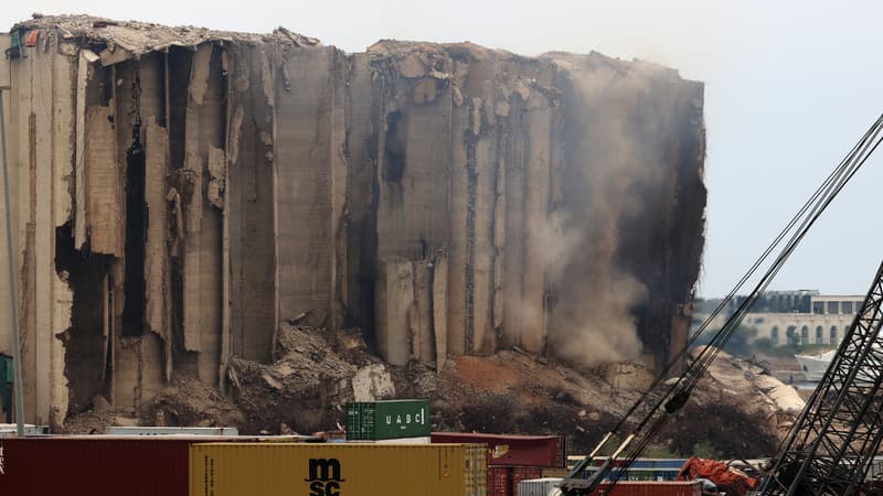 Port de Beyrouth: nouvel effondrement dans les silos au deuxième anniversaire de l'explosion