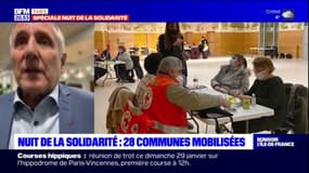 Nuit de la solidarité: le maire de Nanterre évoque le manque de places d'hébergement