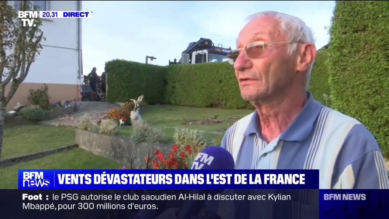 Tornade dans le Doubs "J'ai regardé les dégâts et j'ai fondu en larmes