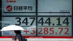La Bourse de Tokyo a subi une chute historique lundi 5 août 2024