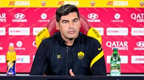 Paulo Fonseca, en conférence de presse avec la Roma