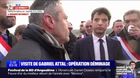 En visite dans une exploitation maraîchère d'Indre-et-Loire, Gabriel Attal assure qu'"on a besoin de nos agriculteurs"