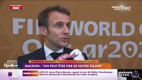 Macron: "on peut être fier de notre équipe" 