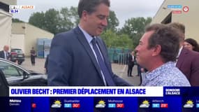Alsace: premier déplacement du nouveau ministre Olivier Becht dans la région