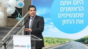 Shai Agassi, fondateur de Better Place, en 2009. La société israélo-américaine, partenaire de Renault, a fait faillite.