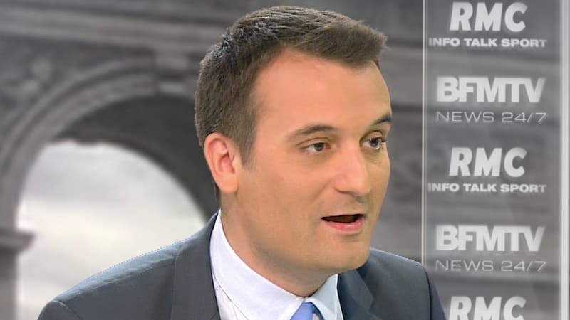 Florian Philippot, vice-président du FN, mercredi sur BFMTV et RMC.