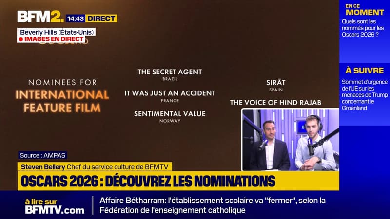 Oscars 2026: la France a quatre chances de ramener une statuette