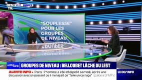 Nicole Belloubet veut "introduire une certaine souplesse" dans l'instauration des groupes de niveau au collège 