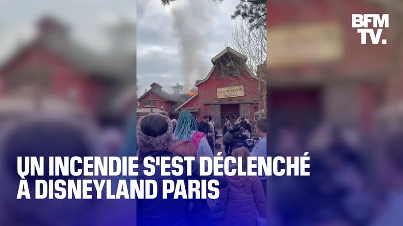 Un incendie s'est déclenché à Disneyland Paris