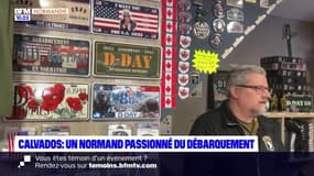 D-Day:  un passionné du débarquement a ouvert sa boutique dans le Calvados il y a cinq ans