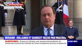 Guerre en Ukraine: pour François Hollande, "il faut encore renforcer les sanctions"