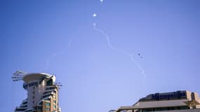 Un missile intercepté dans le ciel de Tel-Aviv par le Dôme de fer israélien, le 23 octobre 2024. (Photo d'illustration)