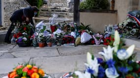 Emmanuel Macron et son épouse; Brigitte, ont assisté jeudi après-midi aux obsèques privées de Stéphanie Monfermé.
