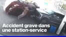  États-Unis: un homme évite de justesse d'être heurté par une voiture dans une station-service 