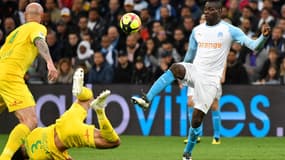 Mario Balotelli face à Nantes dimanche soir au Vélodrome.