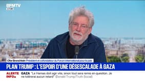 Pour Ofer Bronchtein, président du Forum international pour la paix, le plan de Donald Trump pour Gaza "est la sortie d'un terrible tunnel"