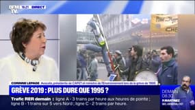 Réforme des retraites: pour Corinne Lepage, "en 1995, il y avait une mauvaise appréciation de la réaction de l'opinion publique"