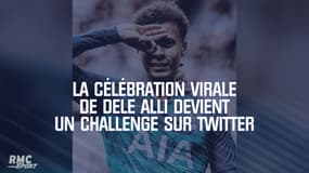La célébration virale de Dele Alli devient un challenge sur Twitter