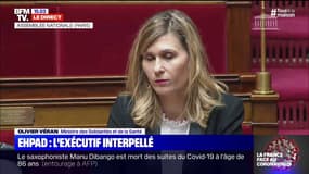 "M. le Premier ministre, quelle est votre stratégie pour distribuer dans les plus brefs délais de nouveaux stocks de masques?", interroge Virginie Duby-Muller, députée LR de Haute-Savoie 