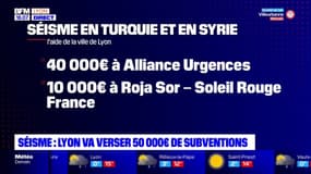 Séismes en Turquie et en Syrie : la ville de Lyon va verser 50 000 euros de subventions