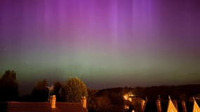 Les images des aurores boréales observées dans le ciel du Val-d'Oise dans la nuit du 10 au 11 mai 2024.