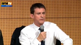 Manuel Valls à Sciences Po Paris, le 3 novembre 2015.