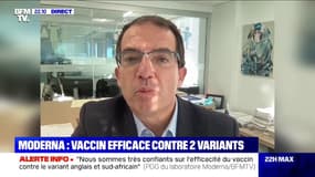 Stéphane Bancel: "Le niveau des anticorps du vaccin de Moderna est un des plus hauts niveaux des vaccins sur le marché"