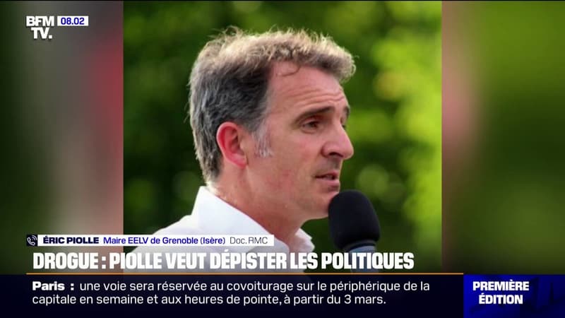 "Il faut poser un diagnostic franc": Le maire écologiste de Grenoble Éric Piolle propose de tester les élus et ministres aux stupéfiants