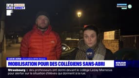 Strasbourg: sept professeurs dorment sous la tente et se mobilisent pour des collégiens sans-abri