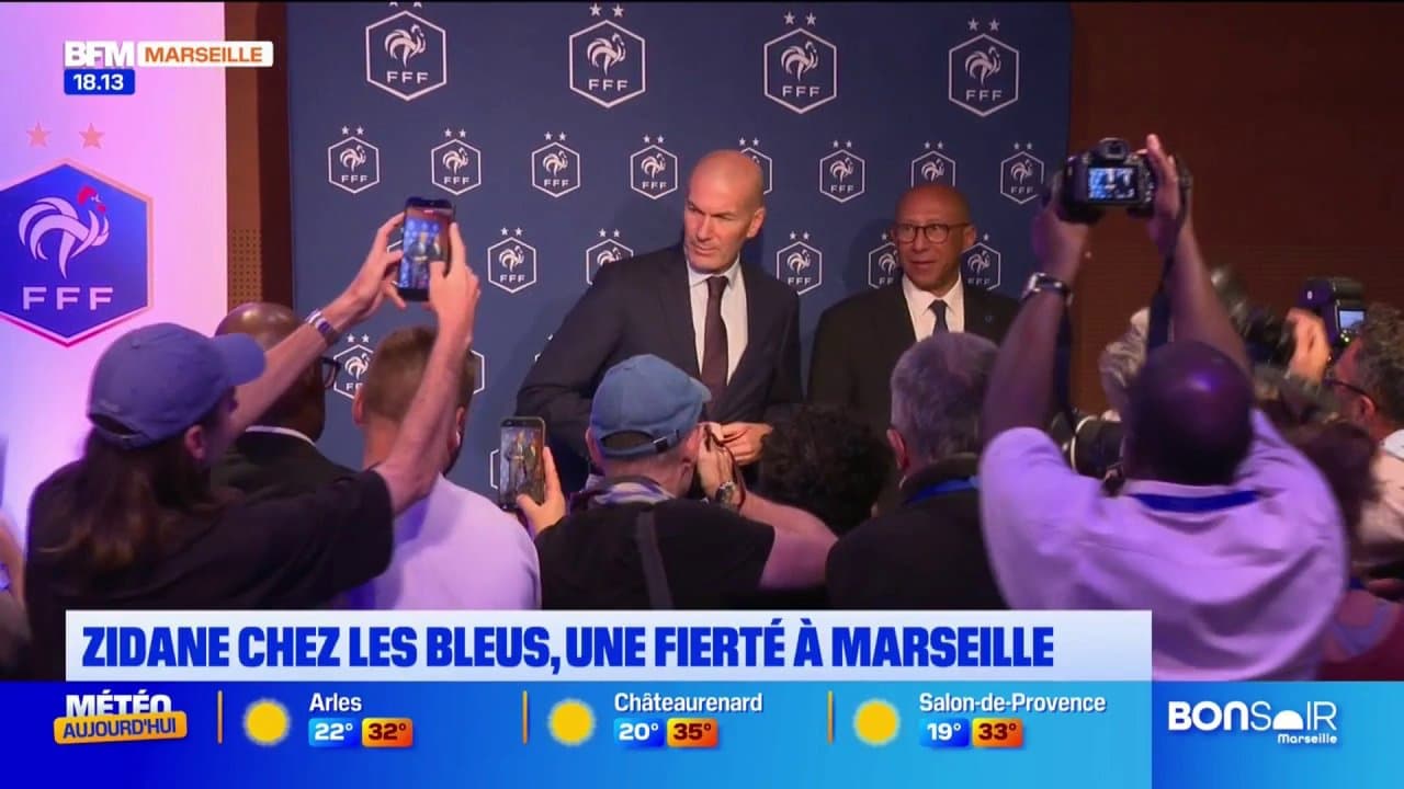 Zidane chez les Bleus, une fierté à Marseille