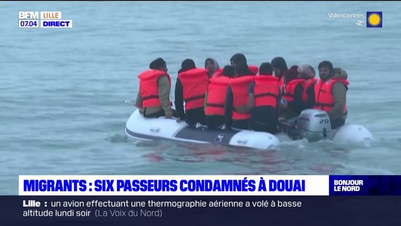 Migrants: six passeurs condamnés à de la prison ferme