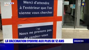 Alpes du Sud: la vaccination s'ouvre aux plus de 12 ans