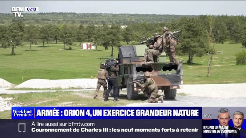 Au coeur de l'exercice militaire grandeur nature Orion 4