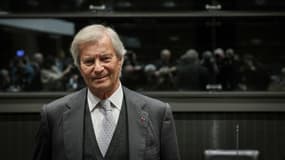 Le président du conseil de surveillance de Vivendi Vincent Bolloré, le 13 mars 2024 à l'Assemblée nationale, à Paris 