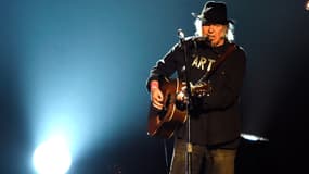 Le chanteur américain Neil Young en 2015 à Los Angeles.