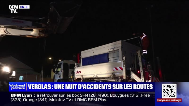 Froid et verglas: une nuit d'accidents sur les routes